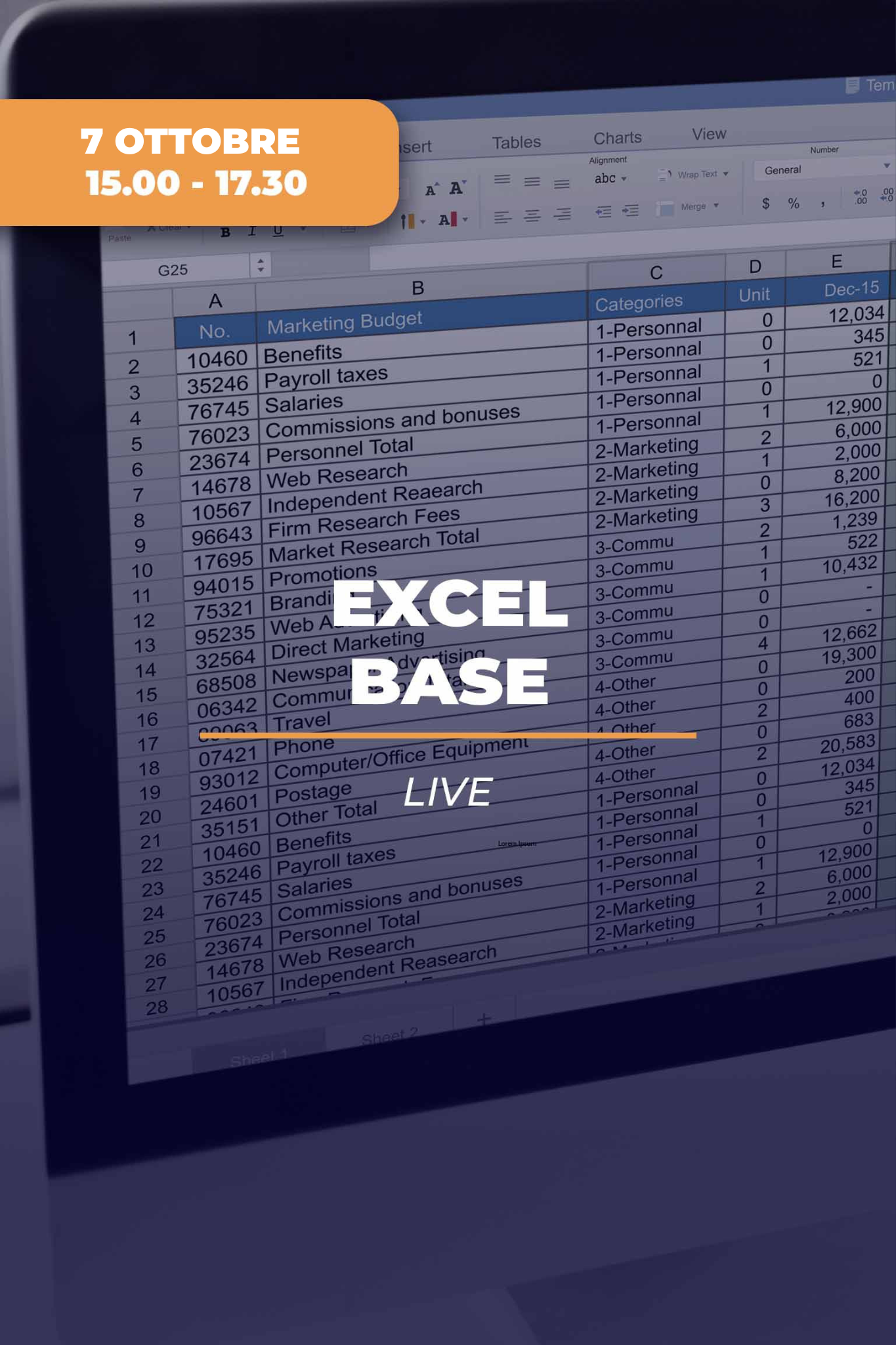 Excel da zero a utile, far parlare i numeri